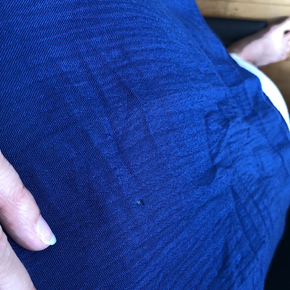 Blue Ripe Boho Maternity Blouse - Picture 8 of 8